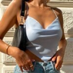 Crop top halter mujer | Espalda descubierta y sexy