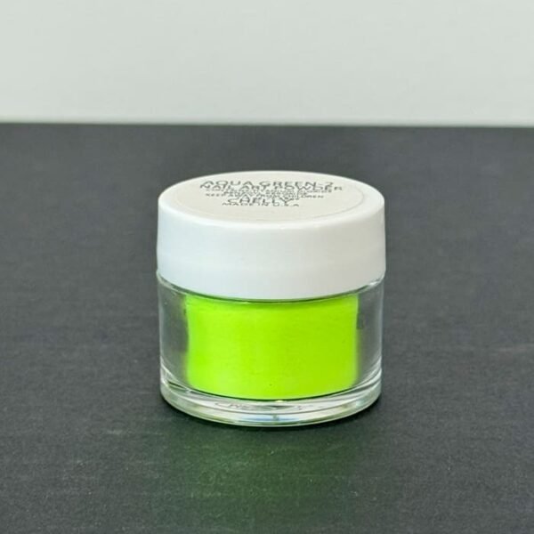 Polvo para Nail Art Chelly Nail Art Powder Aqua Green-2 1/4 oz 7.39 g