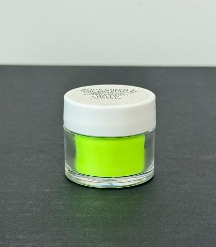 Polvo para Nail Art Chelly Nail Art Powder Aqua Green-2 1/4 oz 7.39 g