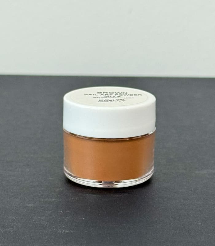 Polvo para Nail Art Chelly Nail Art Powder Brown No. 6 1/4 oz 7.38 g