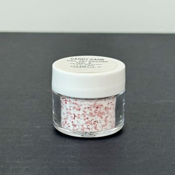Polvo para Nail Art Chelly Nail Art Powder Candy Cane No. 8 1/4 oz 7.38 g