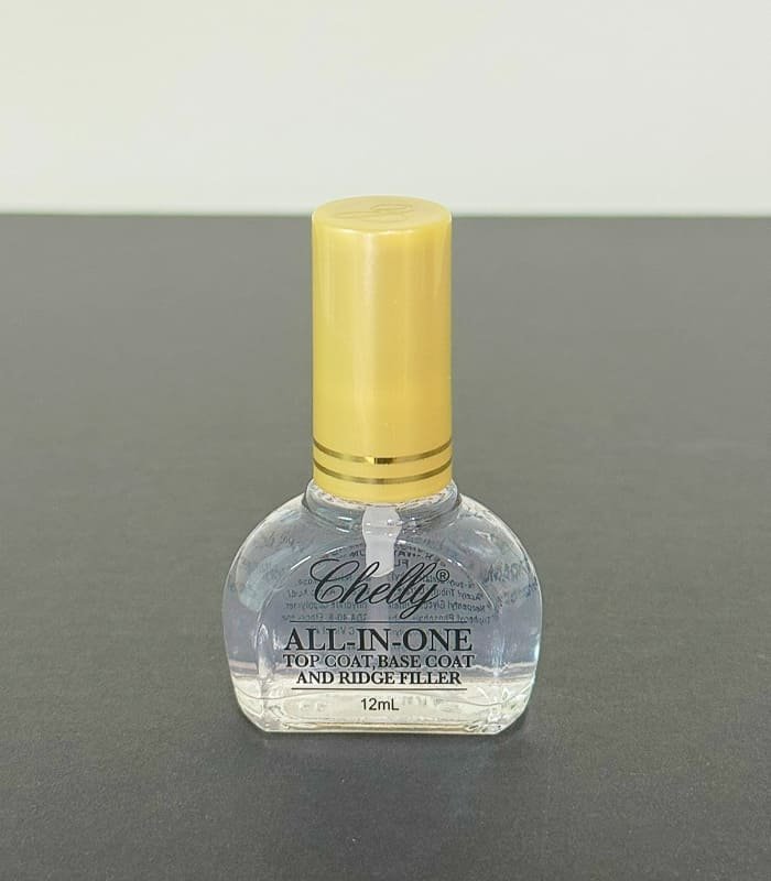 01_chelly_all_in_one Chelly All-In-One 12 mL – Top Coat, Base Coat y Ridge Filler - Image 1