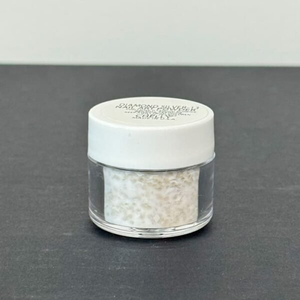 Polvo para Nail Art Chelly Nail Art Powder Diamond Silver-13 1/4 oz 7.39 g