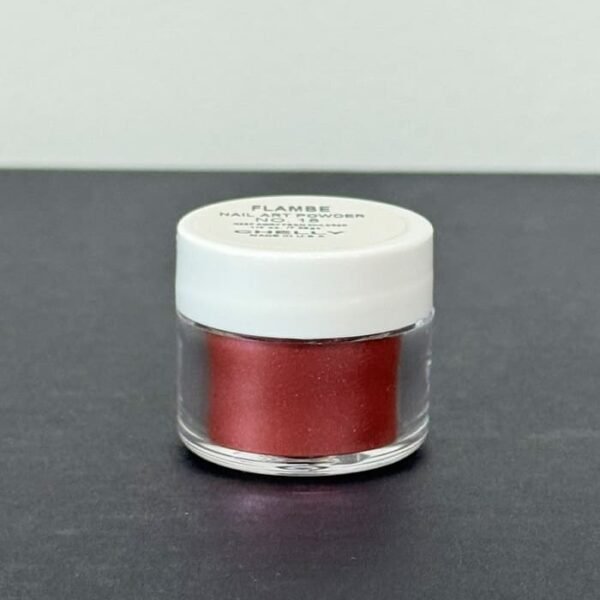 Polvo para Nail Art Chelly Nail Art Powder Flambe No. 18 1/4 oz 7.38 g