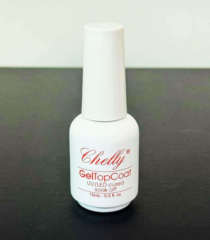 chelly gel top coat uv led 15 ml soak off