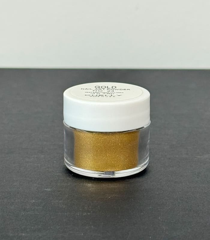 Polvo para Nail Art Chelly Nail Art Powder Gold No. 24 1/4 oz 7.38 g
