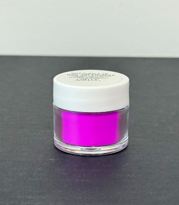 Polvo para Nail Art Chelly Nail Art Powder Hot Purple-28 1/4 oz 7.39 g