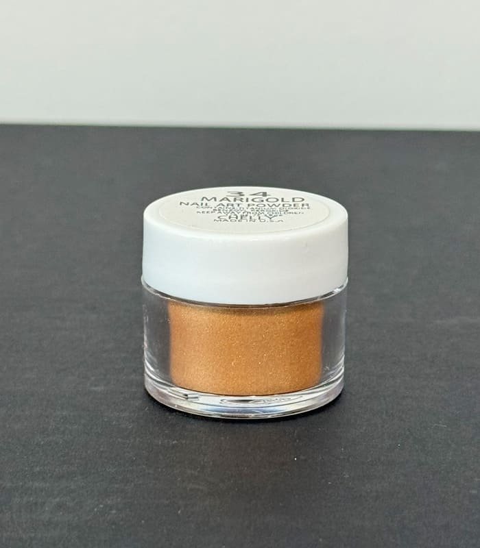Polvo para Nail Art Chelly Nail Art Powder Marigold 34 1/4 oz 7.39 g