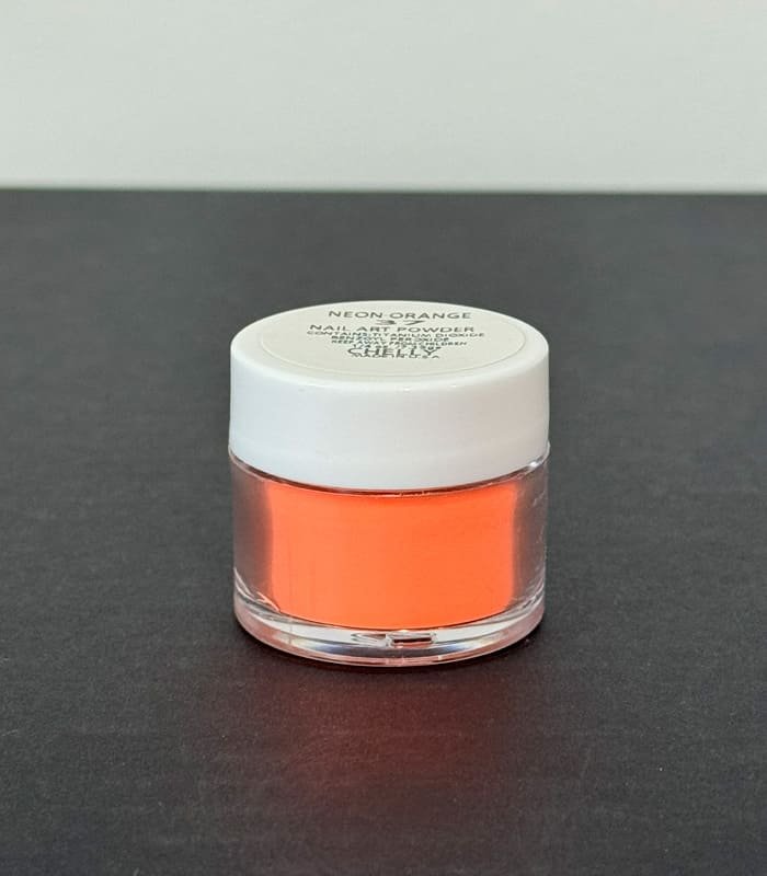 01_neon_orange_37 Polvo para Nail Art Chelly – Neon Orange (#37) - Image 1