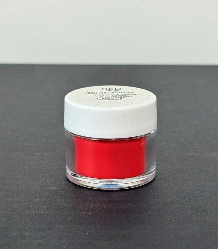Polvo para Nail Art Chelly Nail Art Powder Red-43 1/4 oz 7.39 g