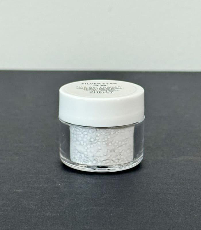 Polvo para Nail Art Chelly Nail Art Powder Silver Star 48 1/4 oz 7.39 g