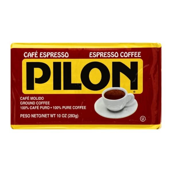 Café Pilón Espresso molido 100% Arábica bolsa de 10 oz