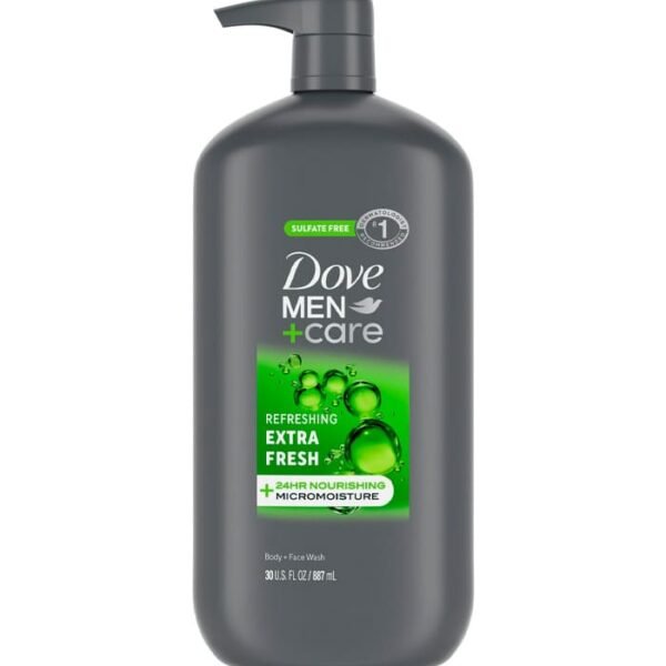 Dove Men+Care Extra Fresh gel de baño para hombre 30 fl oz