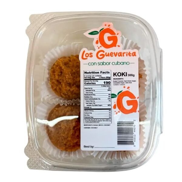 Dulce de coquito cubano Los Guevarita Koki 300 g