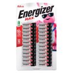 baterías AA Energizer MAX 48 pack alcalinas