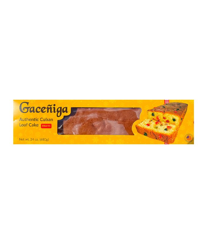 Gaceñiga panqué cubano de frutas 24 oz