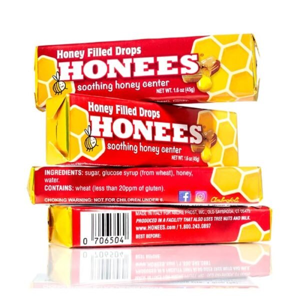 Caramelos Honees de miel con centro líquido