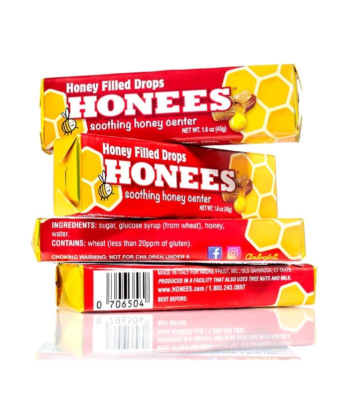 Caramelos Honees de miel con centro líquido
