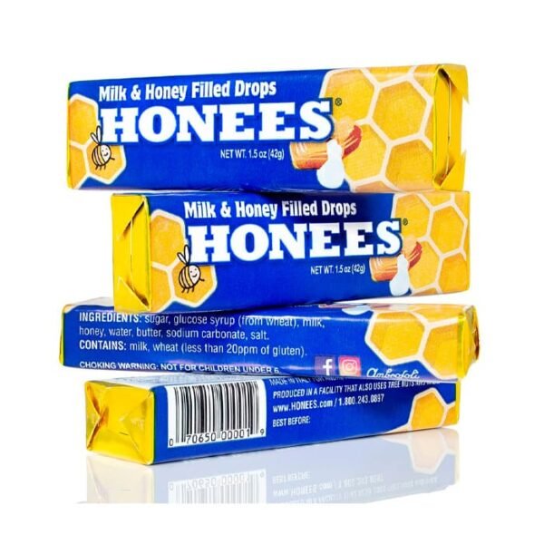 Caramelos Honees de leche y miel