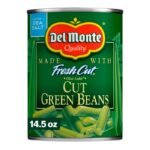 Judías verdes troceadas en lata Del Monte 14.5 oz