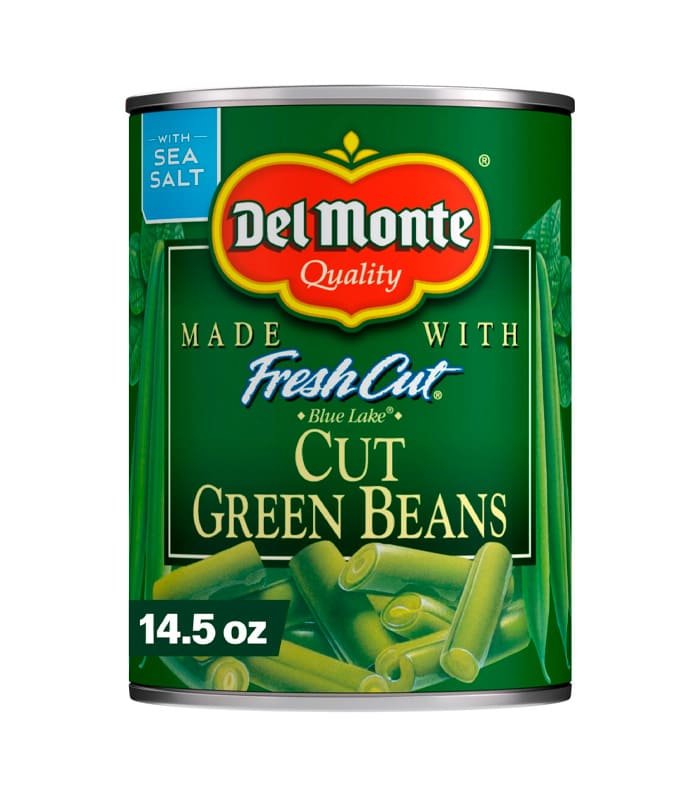 Judías verdes troceadas en lata Del Monte 14.5 oz