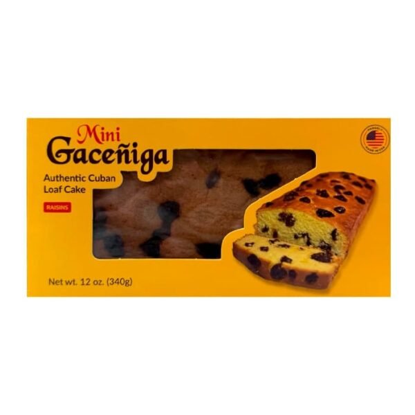 Mini gaceñiga cubana con pasas 12 oz