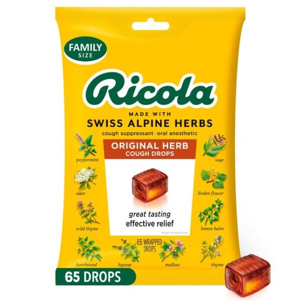ricola pastillas tos 65 unidades hierbas suizas