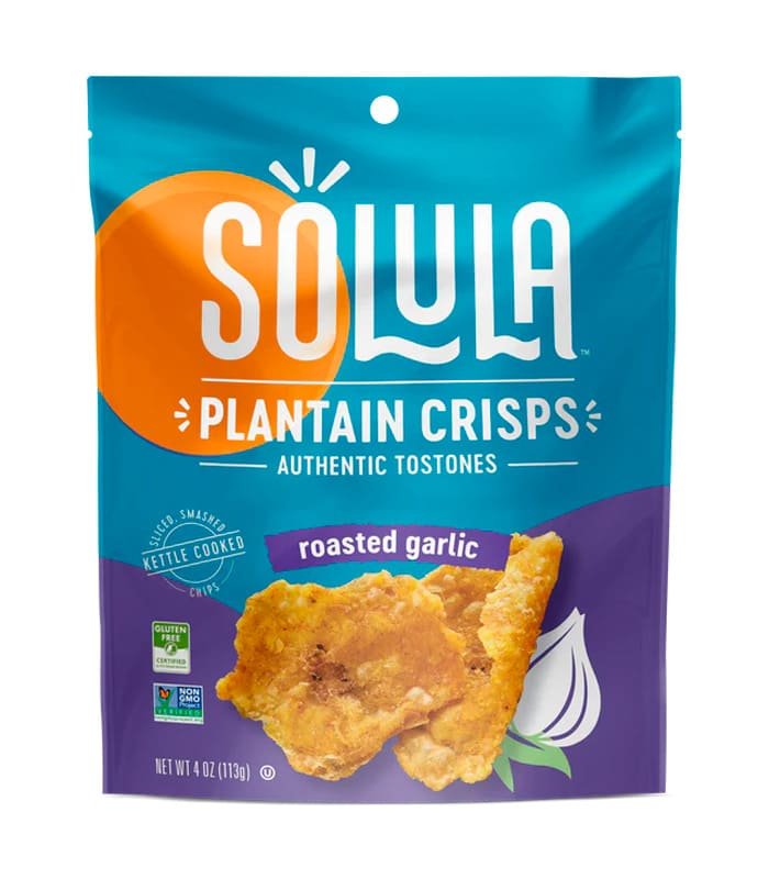 tostones de platano Solula ajo tostado