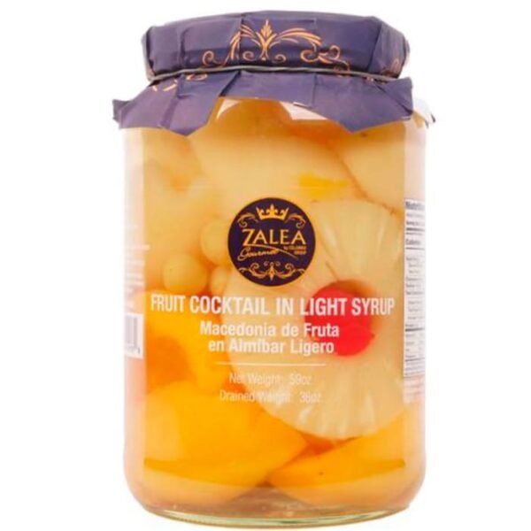 Cóctel de frutas Zalea en almíbar ligero 68 oz