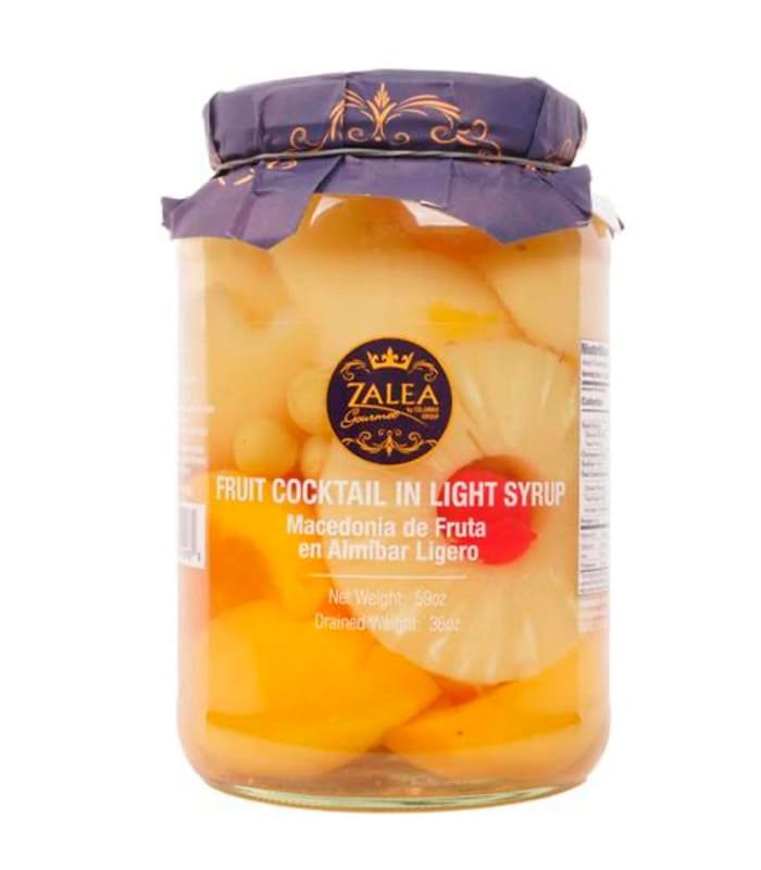 Cóctel de frutas Zalea en almíbar ligero 68 oz