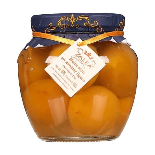 Melocotones enteros Zalea en almíbar ligero 58 oz