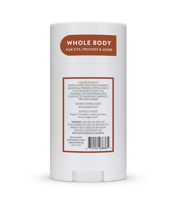 Native Coconut & Vanilla desodorante corporal 2.3 oz