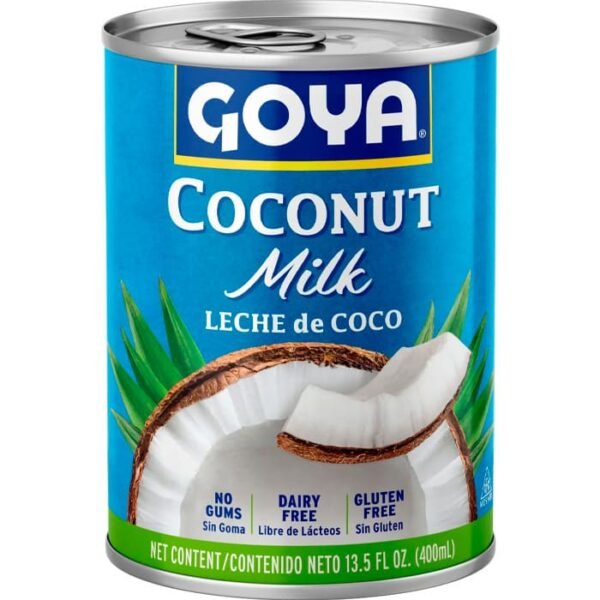 Leche de coco sin azúcar Goya 13.5 oz lata