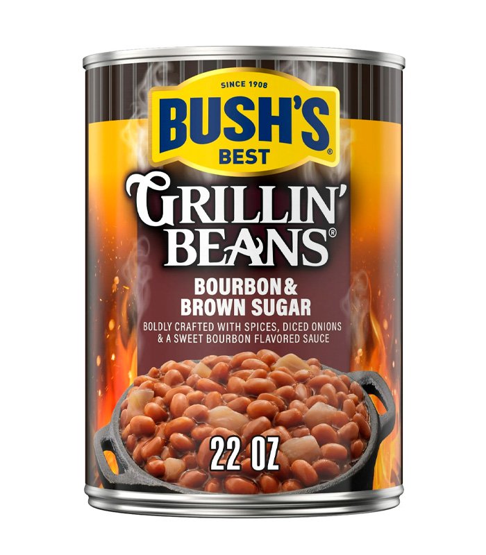Frijoles horneados Bush’s bourbon y azúcar morena 22 oz lata