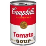 Sopa de tomate rojo y blanco Campbell’s 10.75 oz lata