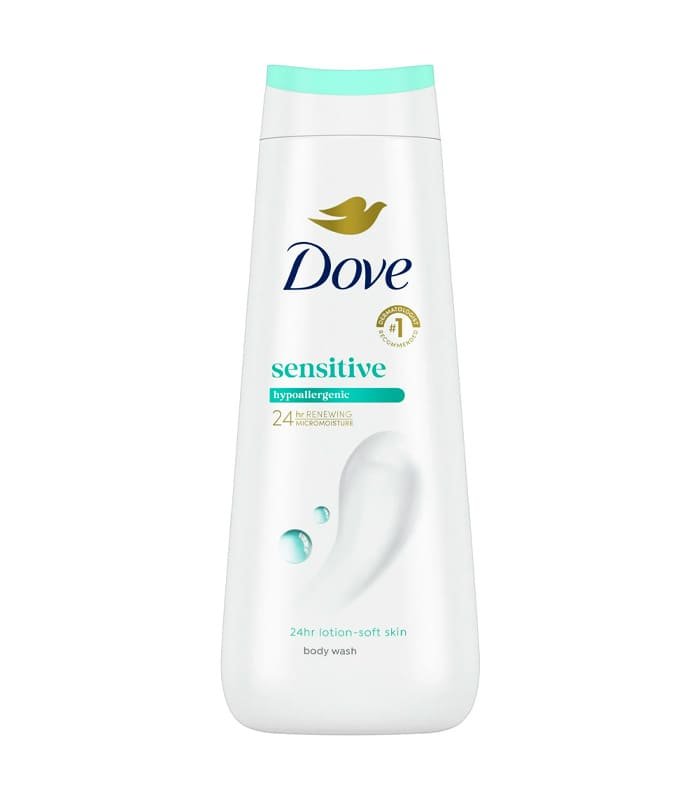 Gel de baño Dove piel sensible hipoalergénico 23 oz