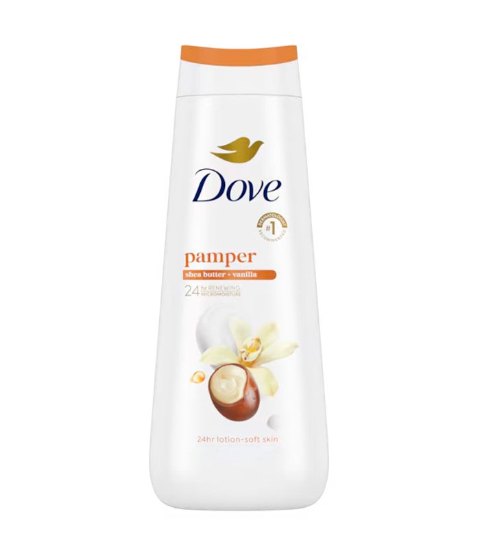 Gel de baño Dove Pamper Shea 23 oz