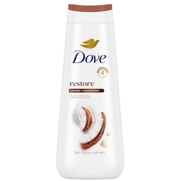 Gel de baño Dove Restore coco y cacao 23 oz
