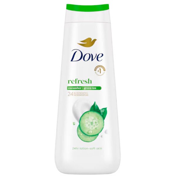 Gel de baño Dove Refresh pepino y té verde 23 oz