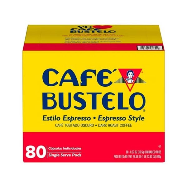 Café Bustelo espresso cápsulas 80 unidades