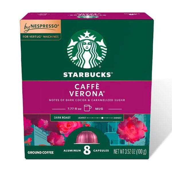 Cápsulas Starbucks Caffè Verona Vertuo 8 cápsulas