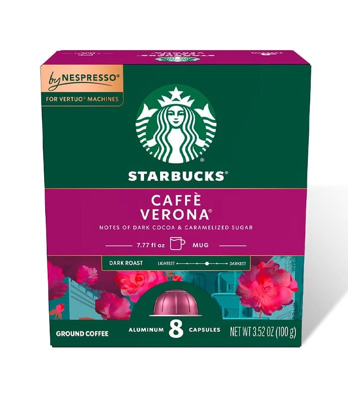 Cápsulas Starbucks Caffè Verona Vertuo 8 cápsulas