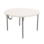 Mesa plegable redonda Lifetime 48 pulgadas