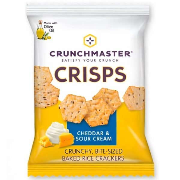 galletas crunchmaster cheddar sour cream