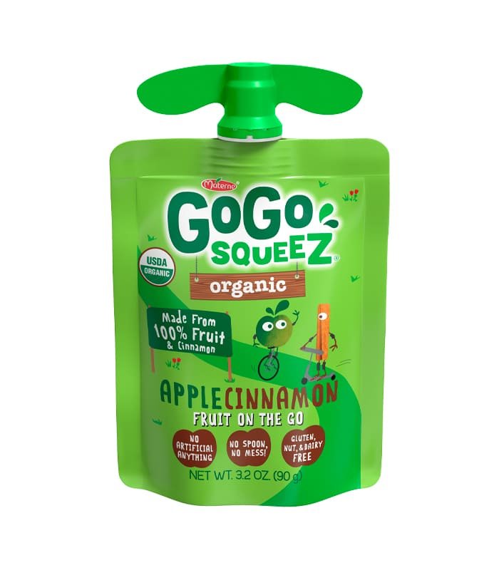 pure organico manzana canela gogo squeez