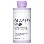 Champú tonificante para realzar el cabello rubio Olaplex No. 4P