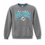 Abrigo Gris Miami Dolphins