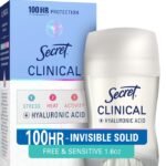 Desodorante Secret Clinical Con Ácido Hialurónico, 1.6 oz