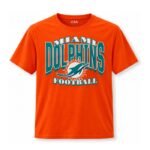 Pulover Naranja De Dolphins  Football