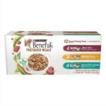 Paquete variado de comida húmeda para perros Purina Beneful High Protein en salsa, 12 uni
